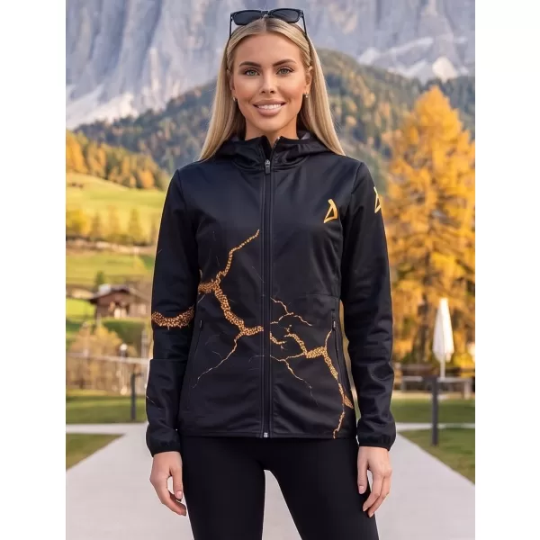  Jachetă softshell premium pentru femei ALTISPORT VOJ/ALW129JACK01 NEGRU 