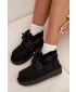 Oameni de zăpadă pentru femei D.FRANKLIN DFSH375006 NEGRU