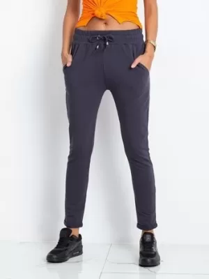 Pantaloni de trening pentru femei BASIC FEEL GOOD RV-DR-3698.05X GRAFIT