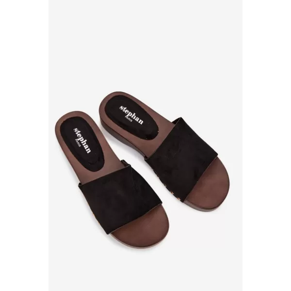  Papuci de damă BOTO FERINNA 41221 NEGRU 