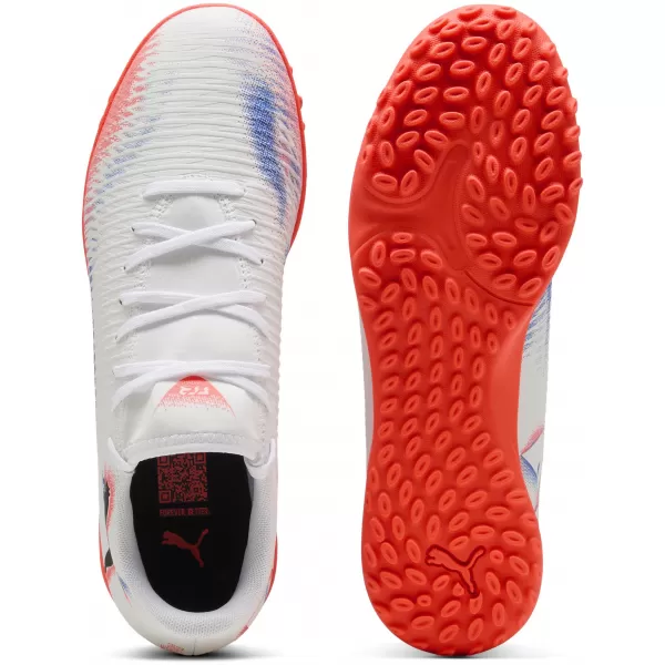  Cizme PUMA FUTURE 8 PLAY TT 108605-01 WHITE/ ALB/NEGRU PUMA/ROȘU STRĂLUCITOR 