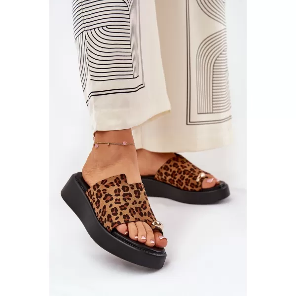  Sandale de dama BOTO SAQESSE 36267 LEOPARD 