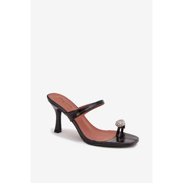  Pompe de damă cu toc BOTO LORISSA 41452 NEGRU 