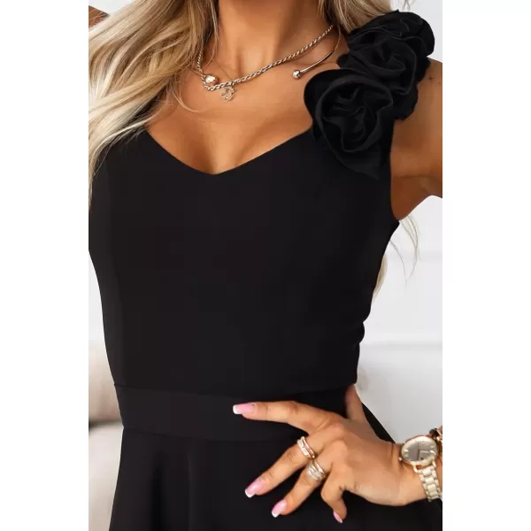  Rochie NUMOCO 643-2 NEGRU 