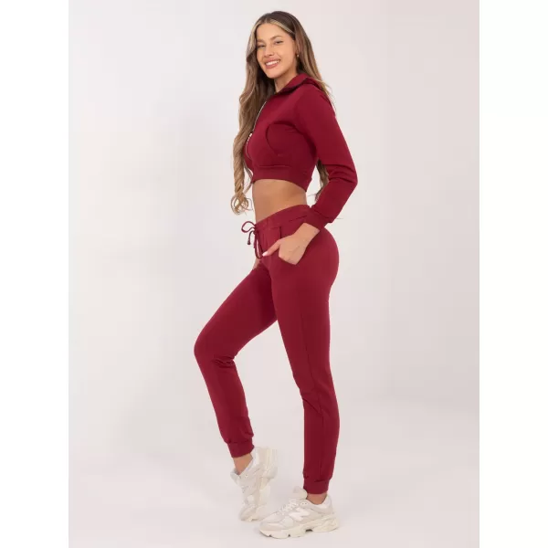  Pantaloni de trening pentru femei BASIC FEEL GOOD RV-DR-5040.04X BURGUNDIA 