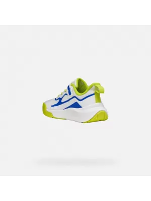 Adidași pentru băieți GEOX PRO-RAN J65P7F01454C0293 ALB
