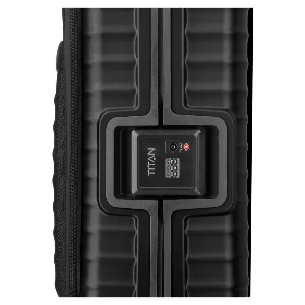  Valiză TITAN Overseas S Front pocket MADRASTRA NEAGRA 