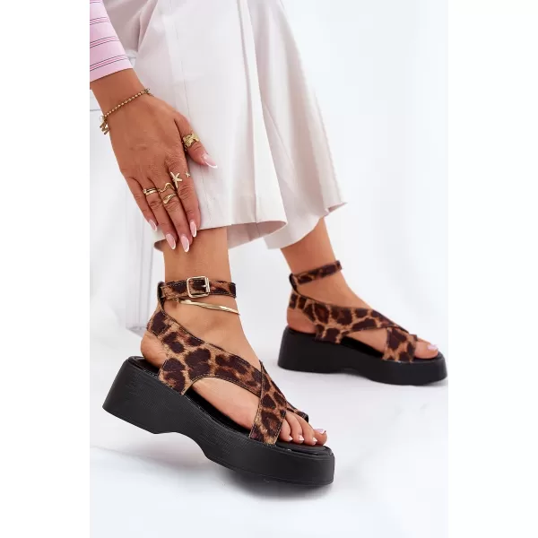  Sandale de dama BOTO TENZORUS 36260 LEOPARD 