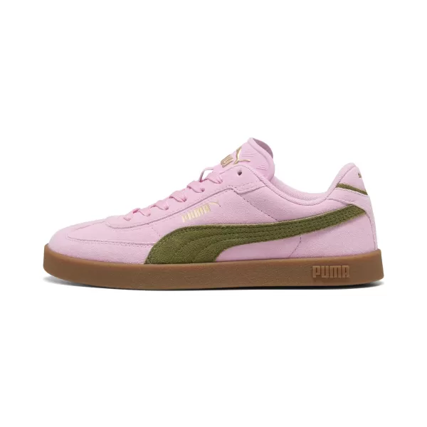  Cizme PUMA CLUB II ERA SUEDE 400717_31 ROZ STRĂLUCITOR/VERDE MĂSLINIU 