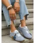 Pantofi de dama DSTREET ZY1412 ALBASTRU