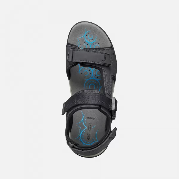  Sandale pentru bărbați GEOX SPHERICA EC5 G014391 NEGRU 