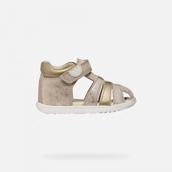  Primii pași fetelor GEOX SANDAL MACCHIA B254WB007NFC8560 BEJ 