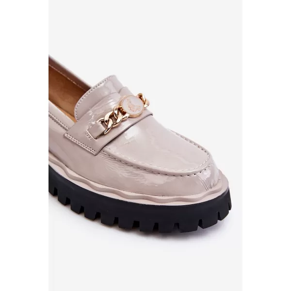  Mocasini de dama S.BARSKI Ronin GRI DESCHIS 