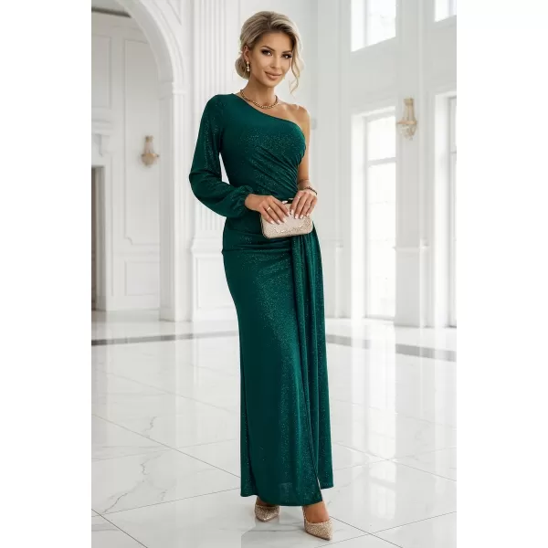  Rochie NUMOCO 658-2 VERDE STICLA 