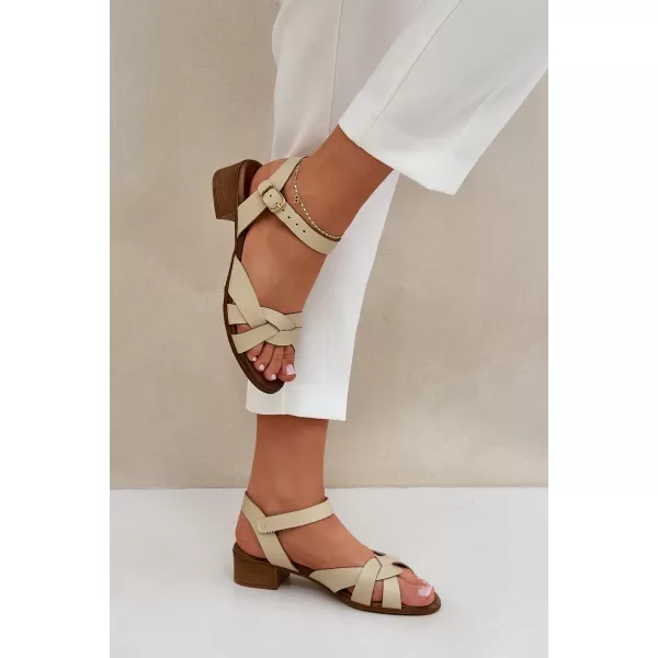  Sandale de dama ZAZOO 40372 BEJ 