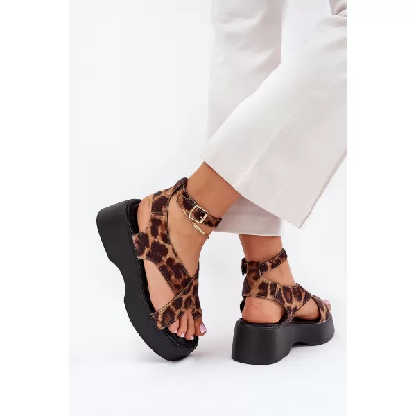  Sandale de dama BOTO TENZORUS 36260 LEOPARD 