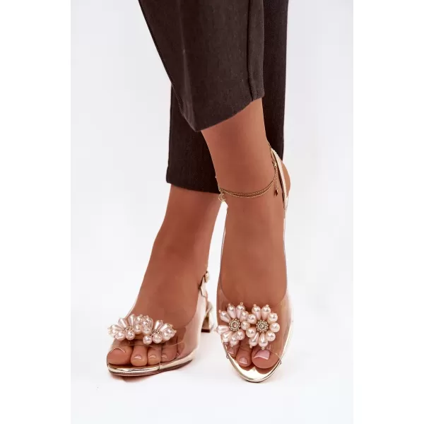  Sandale de dama D&A MR52-229 AUR 