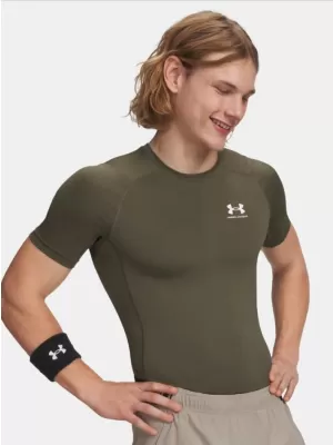 Tricou pentru bărbați UNDER ARMOUR HG ARMOUR COMP SS 1361518-390 VERDE