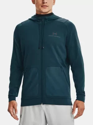 Hanorac pentru bărbați UNDER ARMOUR RUSH ALL PURPOSE FZ HD ALBASTRU
