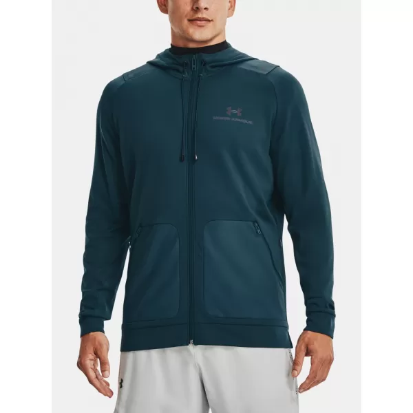  Hanorac pentru bărbați UNDER ARMOUR RUSH ALL PURPOSE FZ HD ALBASTRU 