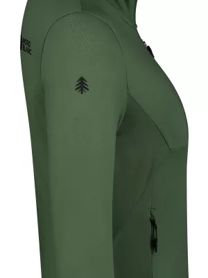 Hanorac pentru femei powerfleece NORDBLANC SEDGE NBWFL8291 VERDE