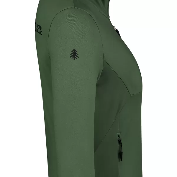  Hanorac pentru femei powerfleece NORDBLANC SEDGE NBWFL8291 VERDE 