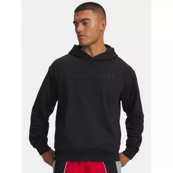  Hanorac pentru bărbați UNDER ARMOUR RIVAL LW HOODIE 6012335-001 NEGRU 