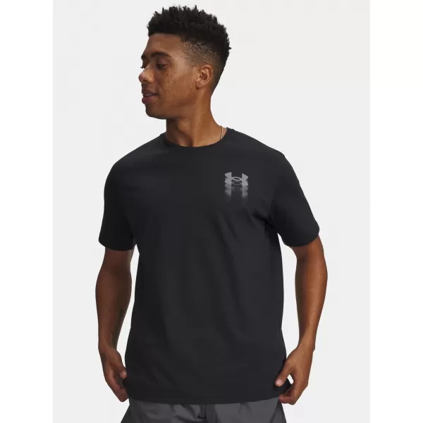  Tricou pentru bărbați UNDER ARMOUR M BLUR LOGO SS 6009245-001 NEGRU 
