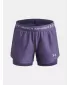 Pantaloni scurți pentru fete UNDER ARMOUR UA TECH PLAY UP 2N1 SHORT 6004985-520 VIOLET