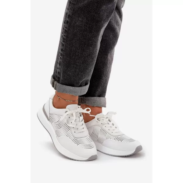  Pantofi de dama S.BARSKI LR51-551 ALB 
