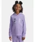 Hanorac pentru fete UNDER ARMOUR UA RIVAL FLC SHIMMER HDY 6004118-538 VIOLET
