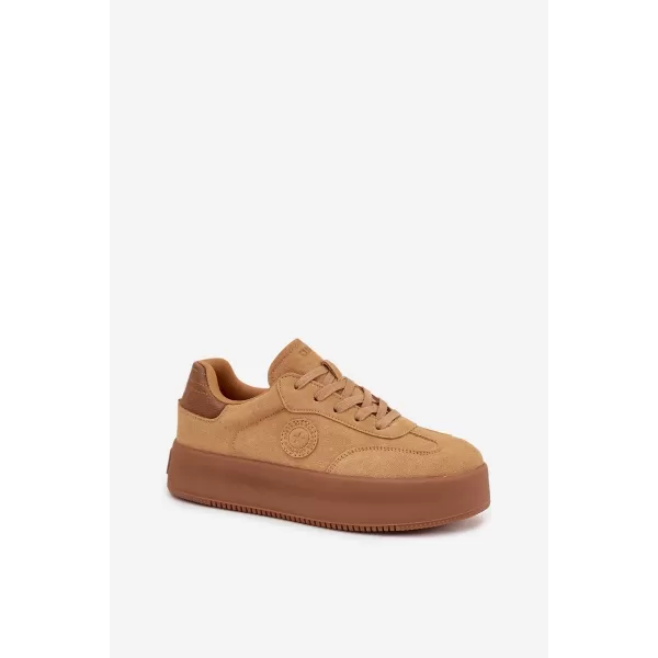  Adidași de damă BIG STAR SS274762 MARO/BEJ Pantofi Big Star 