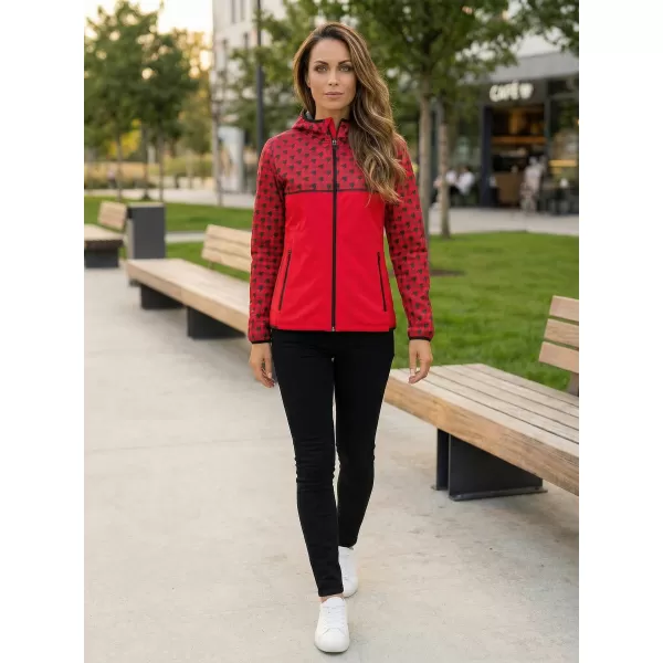  Jachetă softshell premium pentru femei ALTISPORT VOJ/ALW048JACK01 ROŞU 
