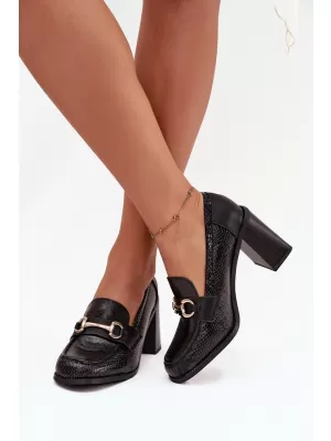 Pantofi de dama cu toc BOTO NOVELLA 39305 NEGRU
