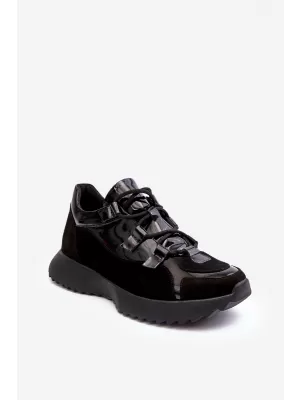 Pantofi de dama ZAZOO M01/2 NEGRU