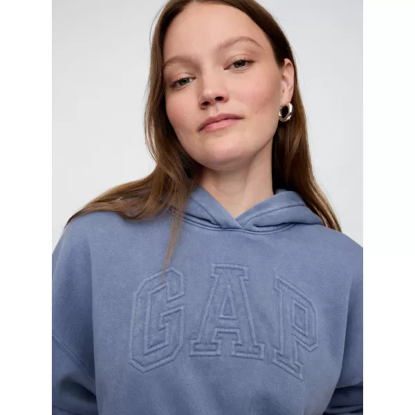  Hanorac de dama GAP LOGO PULLOVER HOODIE 746918-01 BAINBRIDGE ALBASTRU 