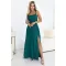 Rochie NUMOCO 589-6 VERDE STICLA