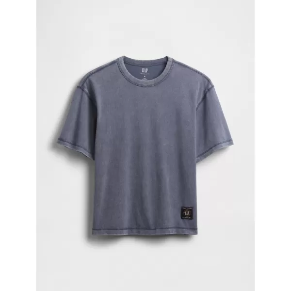  Tricou pentru bărbați GAP LOGO TEE 813825-00 CREASTA ALBASTRĂ 