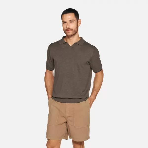  Tricou pentru bărbați GEOX KNIT G012317 KAKI 