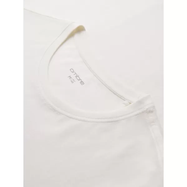  Tricou pentru bărbați OMBRE OM-TSPT-0246 ALB 