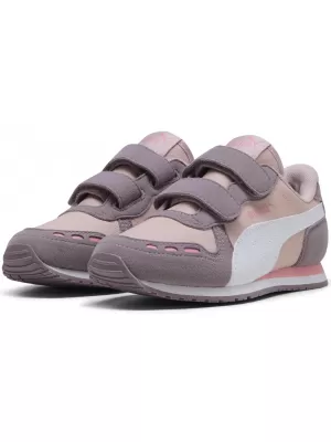 Pantofi pentru copii PUMA CABANA RACER SL 20 V PS 383730-22 CEAȚĂ MOV/ALB/GEM DE PRUNE