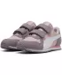 Pantofi pentru copii PUMA CABANA RACER SL 20 V PS 383730-22 CEAȚĂ MOV/ALB/GEM DE PRUNE