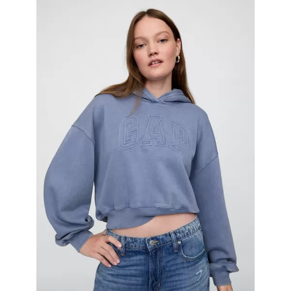  Hanorac de dama GAP LOGO PULLOVER HOODIE 746918-01 BAINBRIDGE ALBASTRU 