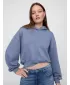 Hanorac de dama GAP LOGO PULLOVER HOODIE 746918-01 BAINBRIDGE ALBASTRU