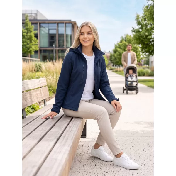 Jachetă softshell pentru femei ALTISPORT NoPrint NP/ALW945 ALBASTRU MARIN 