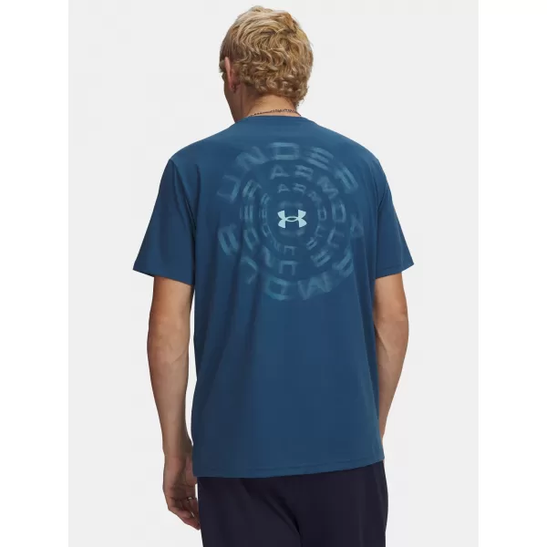  Tricou pentru bărbați UNDER ARMOUR M BLUR WM SS 6009248-498 ALBASTRU 
