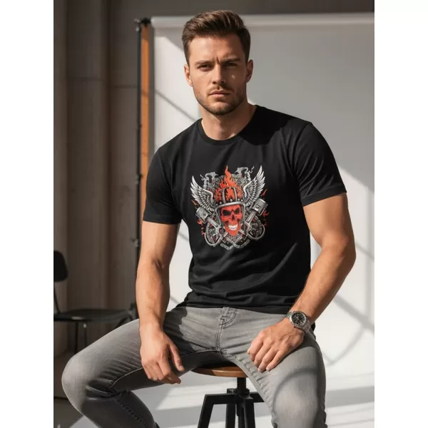  Tricou pentru bărbați DSTREET NX058R NEGRU 
