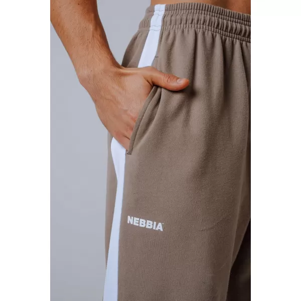  Pantaloni de trening relaxed POWER 904 LIGHT BROWN ASH Nebbia 