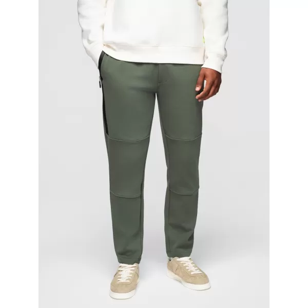  Pantaloni de trening pentru bărbați OMBRE OM-PASK-0281 VERDE MĂSLINIU ÎNCHIS 