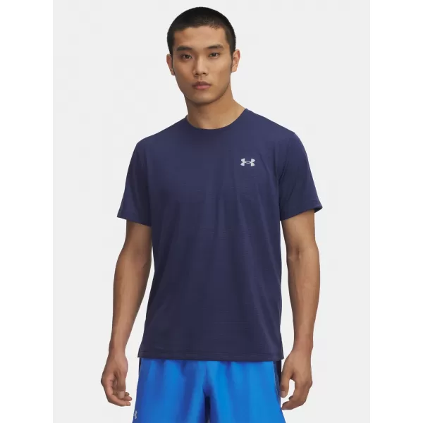  Tricou pentru bărbați UNDER ARMOUR UA LAUNCH SHORTSLEEVE 1382582-403 ALBASTRU 